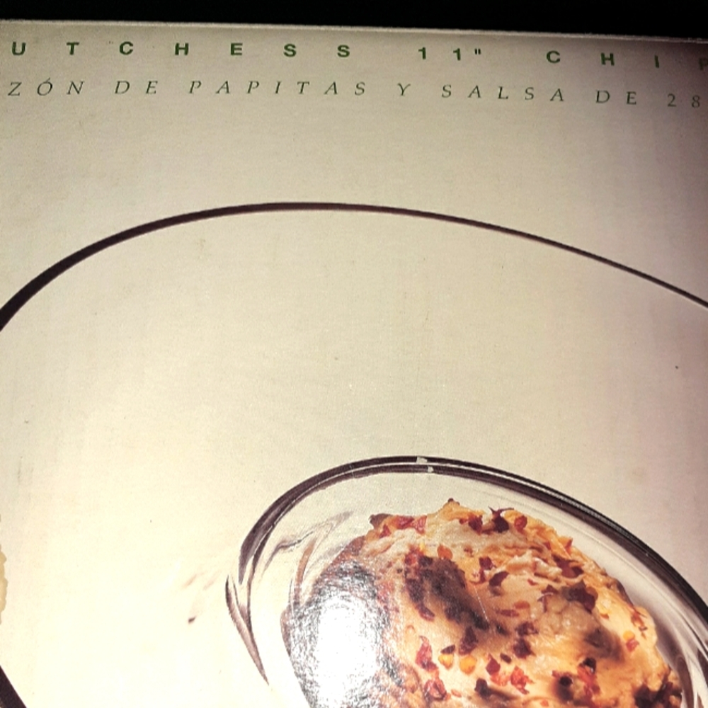 CRISA DUTCHESS 11"CHIP N DIP DISH